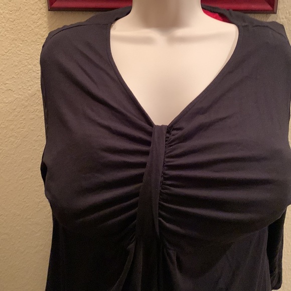 Catherine’s black soft cotton dress size 4X 30/32 - Picture 2 of 6